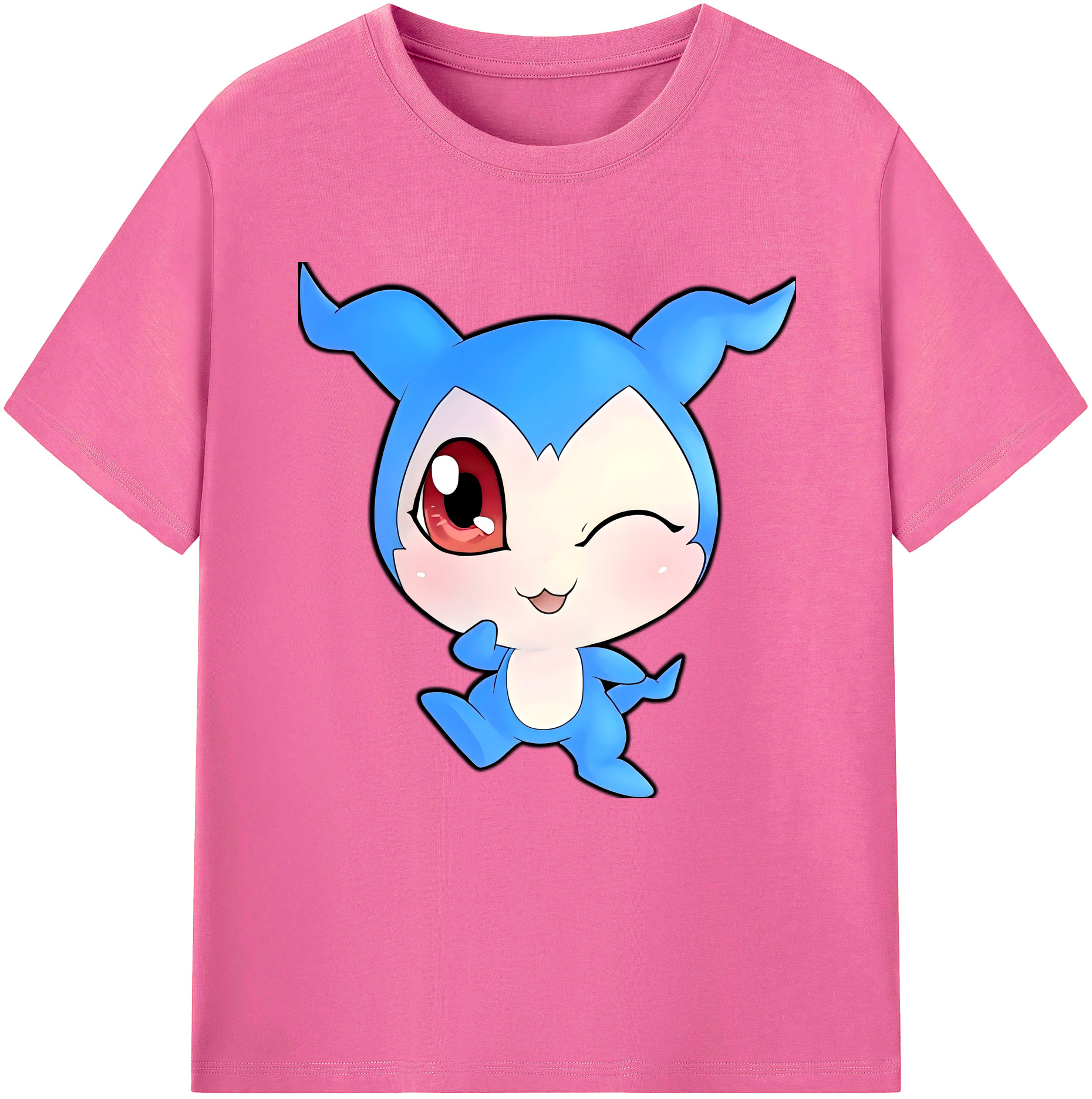 （画像用） Digimon デジタルモンスター/デジモン レディースカジュアルプリントTシャツ（綿100％）